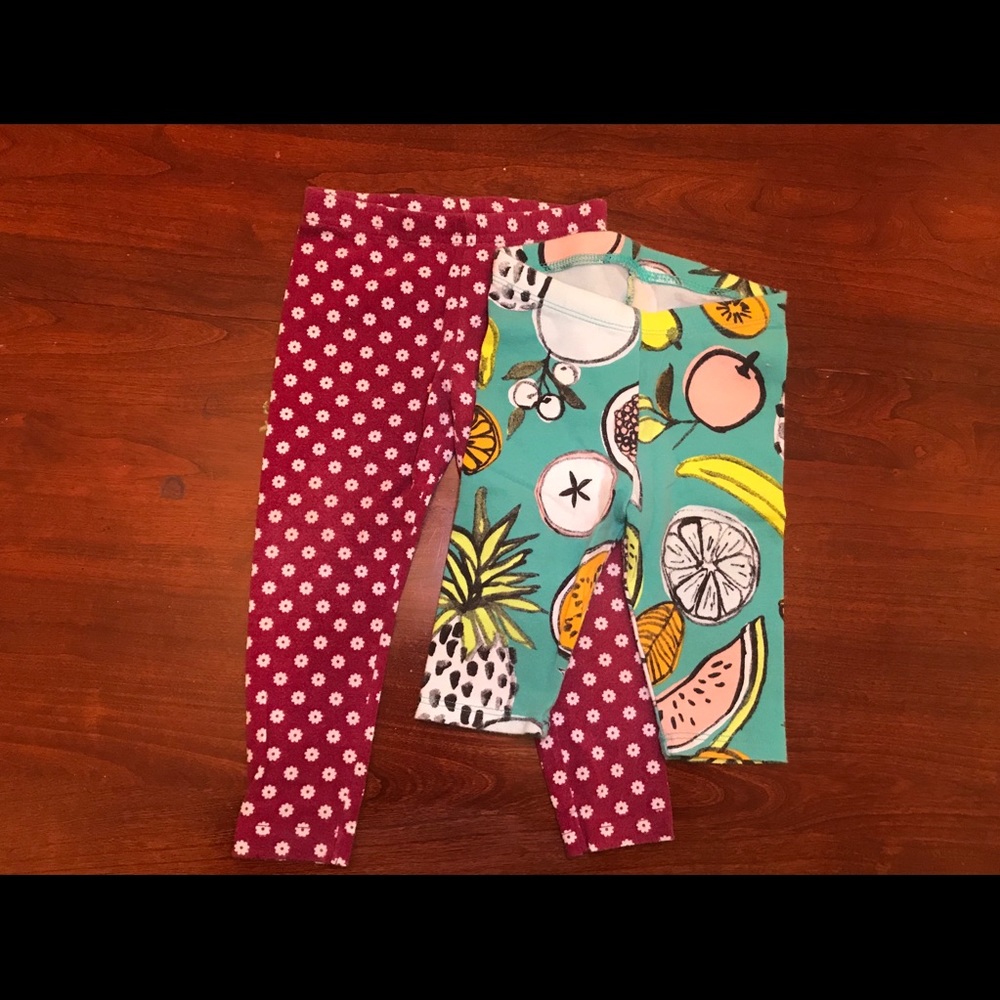 (3/$10) 18 month printed leggings